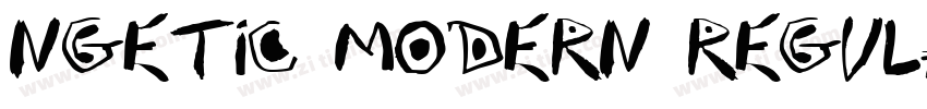 Ngetic Modern Regula字体转换
